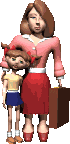 mom and me