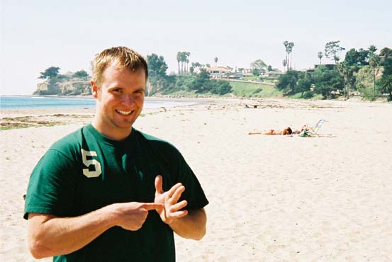 Santa Barbara Beach - "Oh, look at that!"