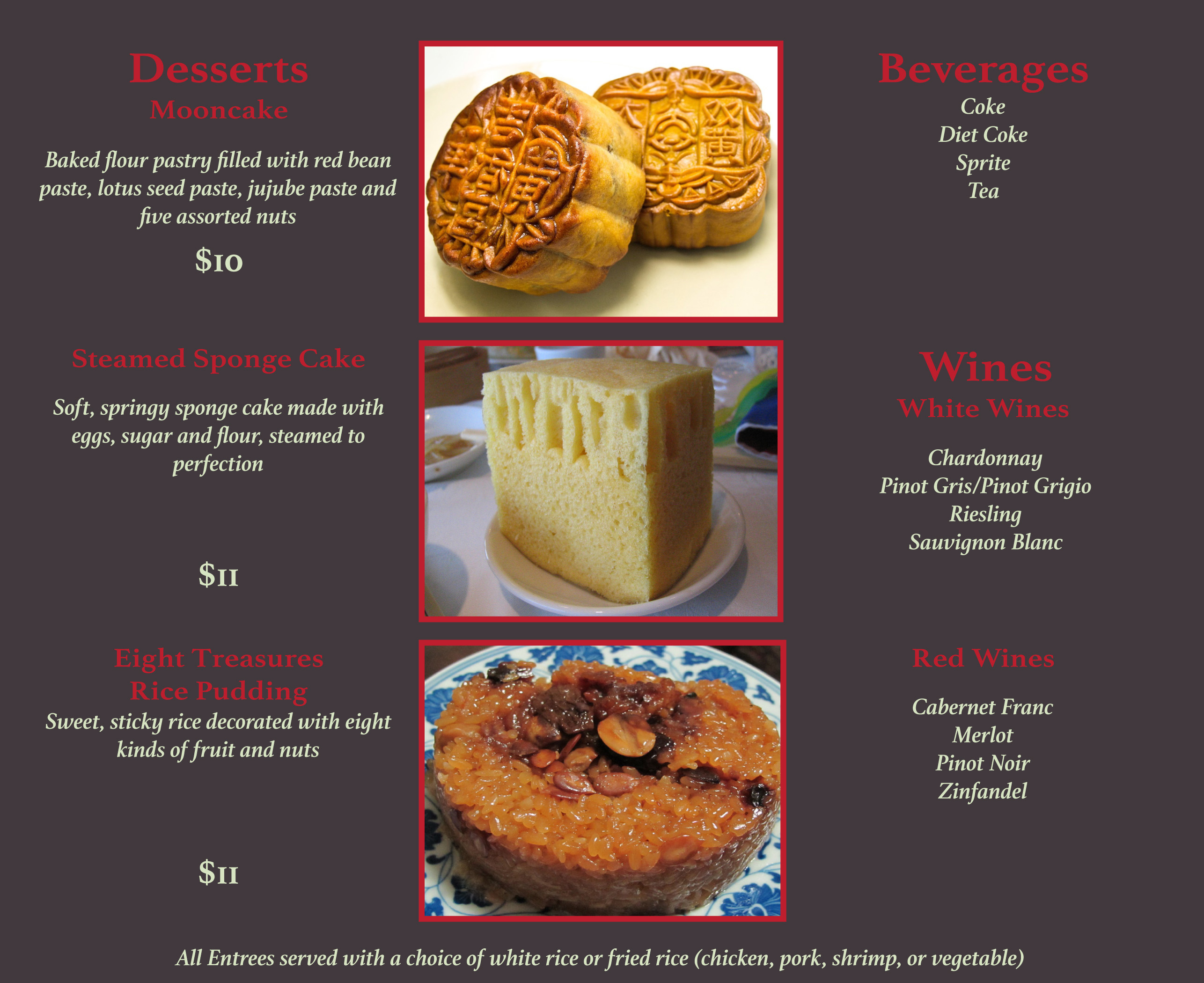 DessertsAndBeverages