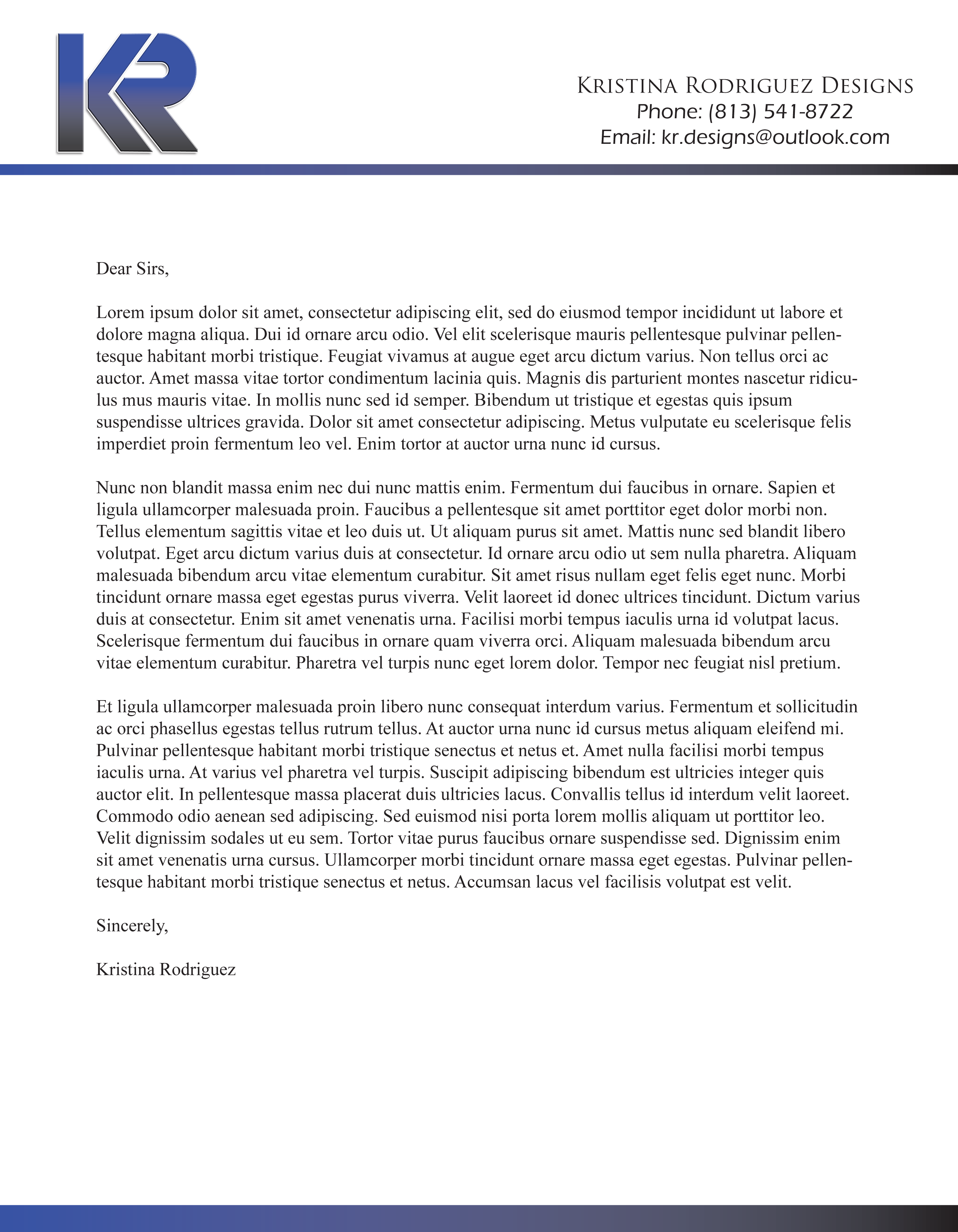 Personal Letterhead