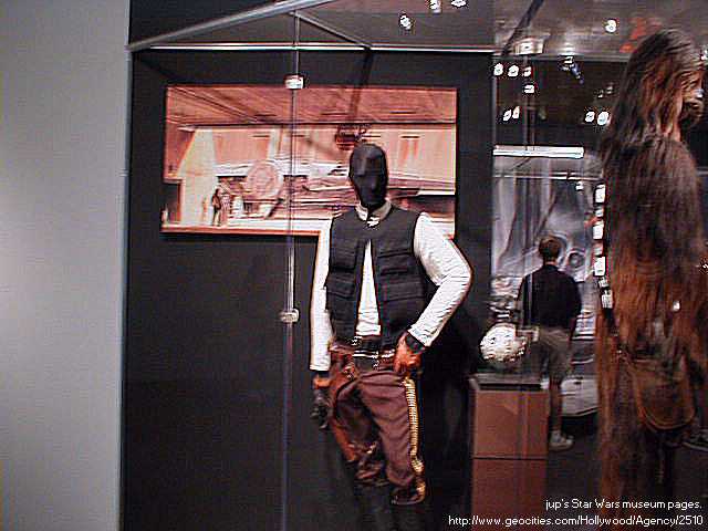 Han Solo and Chewbacca (to right).