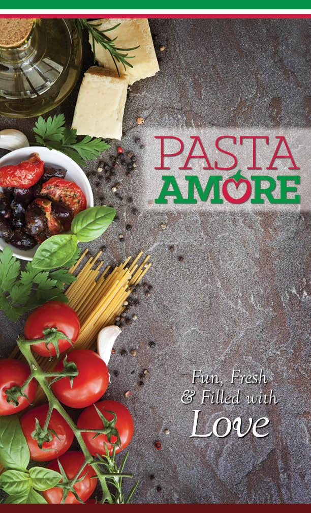 Pasta Amore Menu Cover