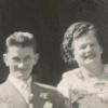 Elizabeth (Betty) and Ken on their Wedding Day