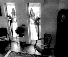 Pia Burrick, Toepassing glas-in-lood in interieur, 1994