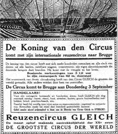 Poster van Circus Gleich