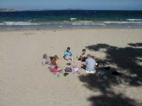 Hanging out on the beach