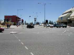 intersection by the apartment
