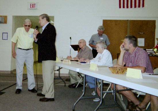 J. Spencer Overholser, Jack Sholl, Rev. John Weiler, Barbara Ford, Paul Weiler, James Overholser