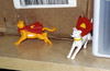 Krypro and Streaky (the Super Cat) Action Figures