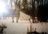 Mid-winter; one side collapses in wind-storm