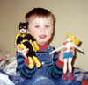 'Plush Action Figures' of Supergirl and Batgirl