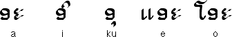 Lao Vowels