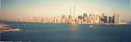 Manhatten from the Statue of Liberty, taken by me!� The photo that is, not the statue..� I mean, i have enough stolen crap as it is...