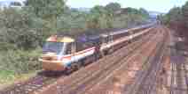 The British Rail Intercity HST Class No.430490 train, at Chesterfield, 11.58, 11.07.90