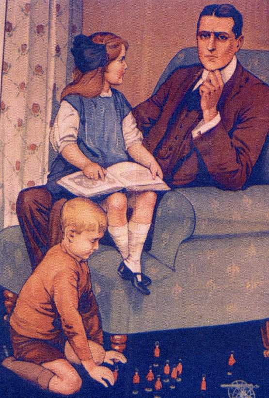 British recruiting poster 'Daddy, What did you do in the Great War?'