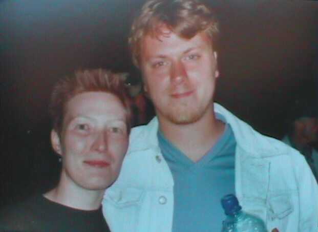 Jan & me after the gig...
