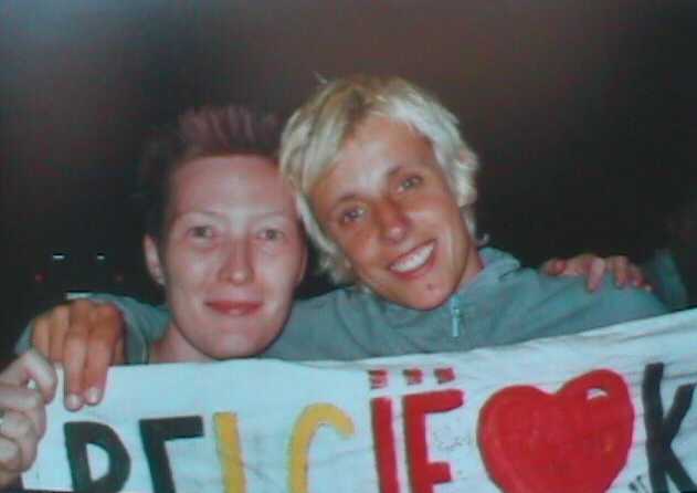 Sarah & me after the gig...