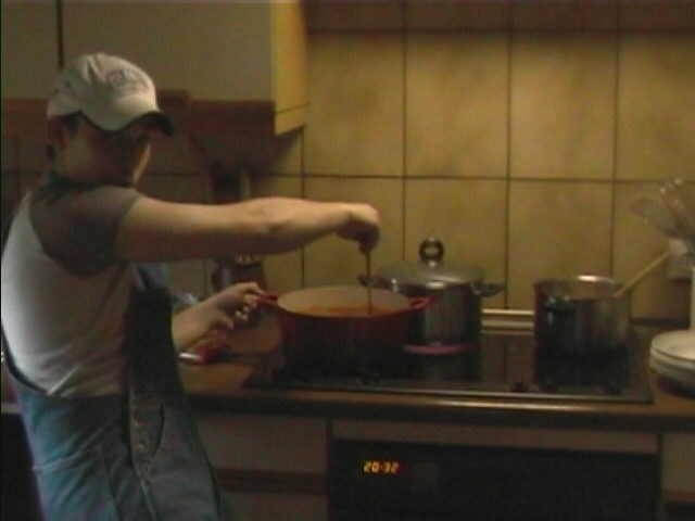 Koen cooking