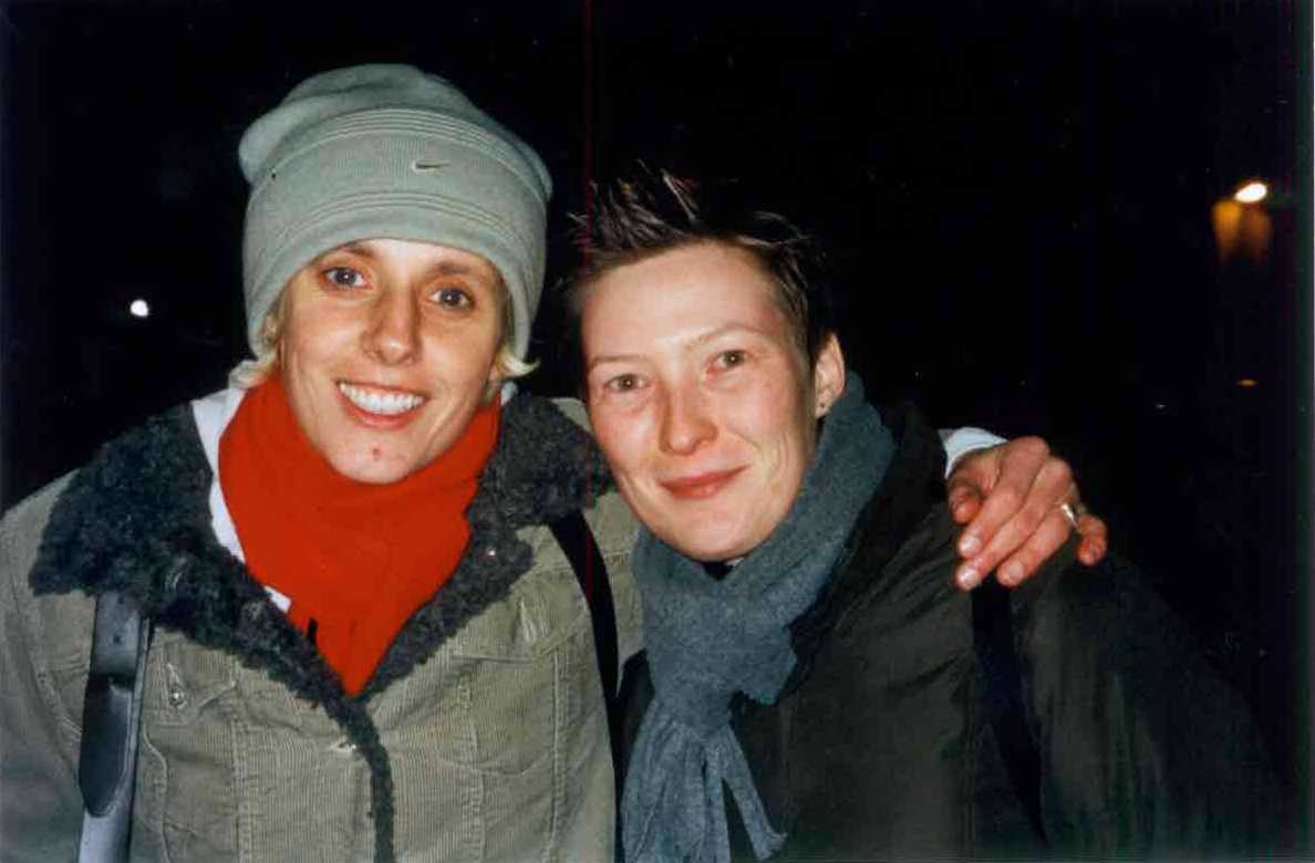 Sarah and me after the gig on 09/01/03
