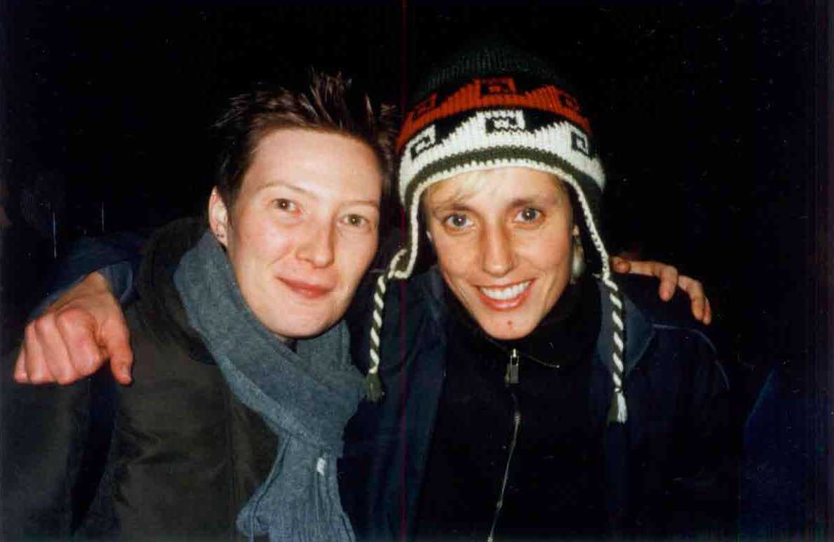 Sarah and me after the gig on 10/01/03