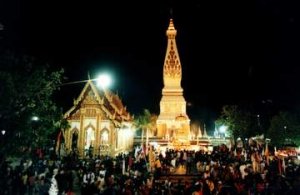 องค์พระธาตุพนม  วัดพระธาตุพนมวรมหาวิหาร  อำเภอธาตุพนม  จังหวัดนครพนม