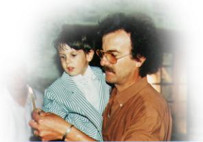 With his son Marcos