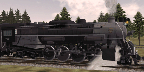 Departing Whitefish during "Super Steam Weekend" 2005
