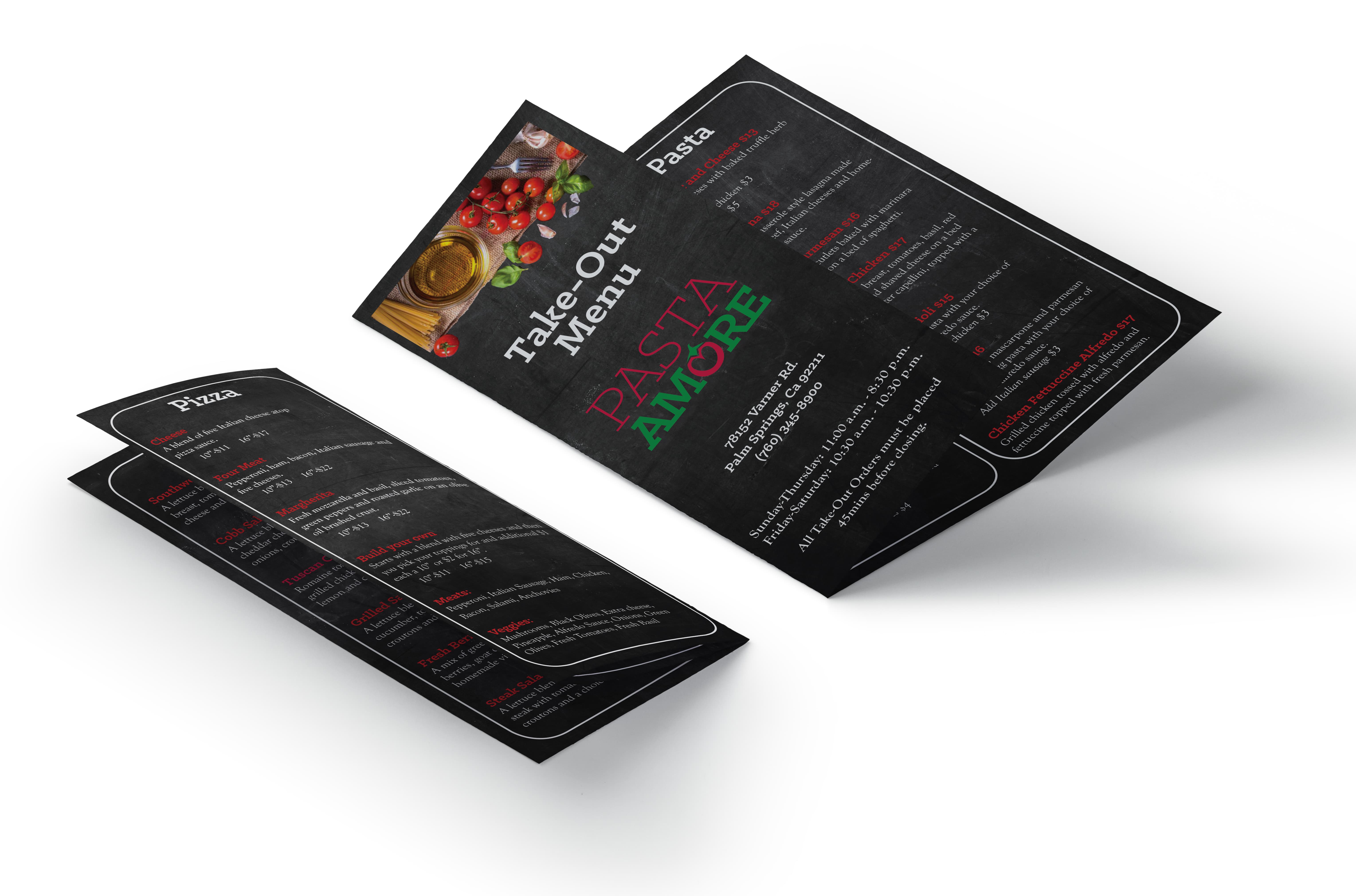Pasta Amore Mockup