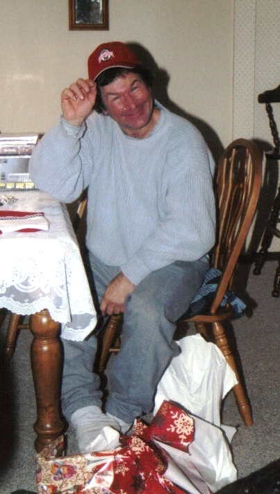 Kyle's Dad, Barney, acting goofy at Christmas