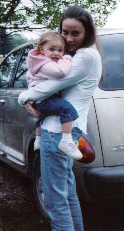 Tina holding Ally