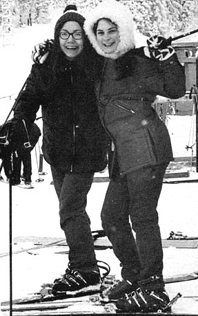 skiing