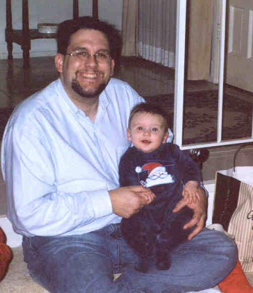 Father and son together