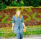 near Brighton's flowerbed!