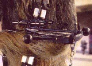 Chewbacca's laser crossbow