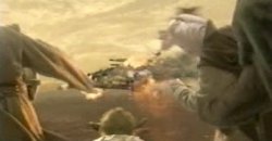 Sora Bulq's Gunship exploded, but Sora managed to survive