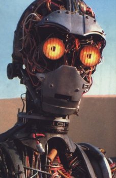 C-3PO half-finished on Tatooine