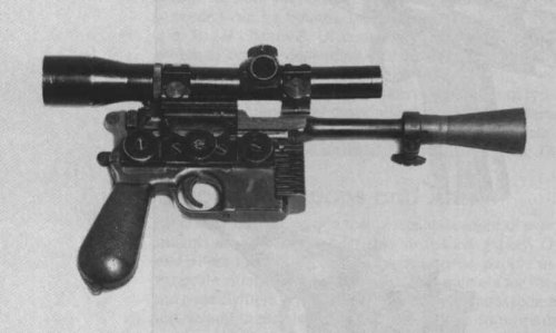 Han Solo's custom BlasTech DL-44 blaster