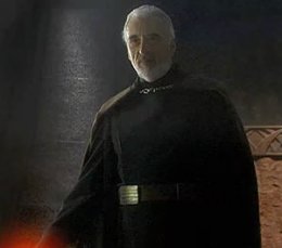 Dooku prepares to do battle