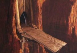 The exterior of Dooku's hangar