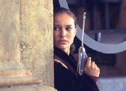 Padm� Amidala used a royal blaster on Naboo
