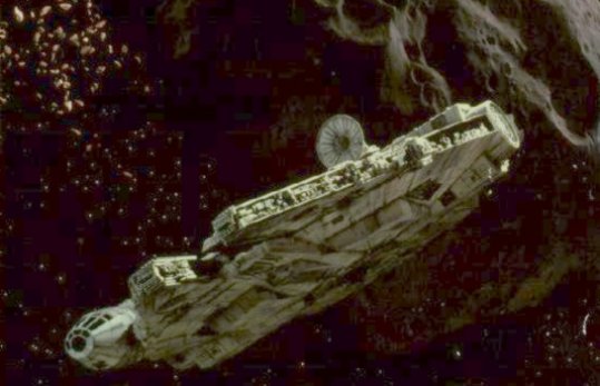 The Falcon in the Hoth asteroid belt