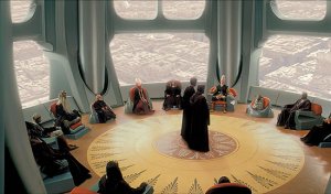 The Jedi Council on Coruscant