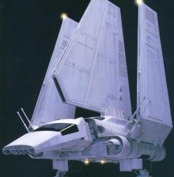A landed Lambda shuttle 