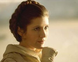 Princess Leia arrives at Cloud City on Bespin