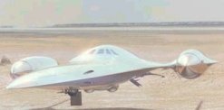 The Naboo Starship lands on Tatooine