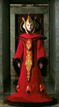 Queen Amidala in the Theed palace