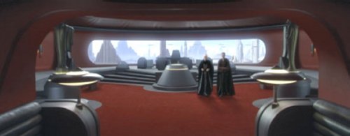 As well as the large holoprojector, a small projector was built into the desk