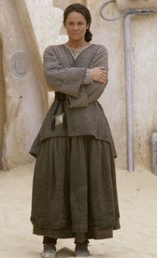 Shmi watches as her son begins his momentous journey