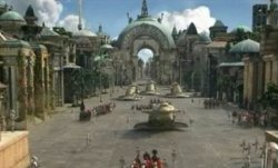 The palace courtyard