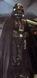 Darth Vader in his bionic suit